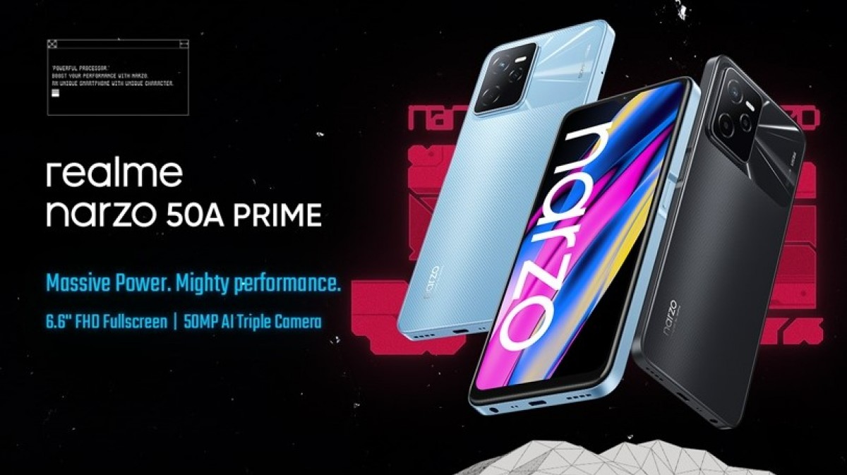 Realme Narzo 50A Prime เตรียมเปิดตัวในวันที่ 22 มีนาคมนี้